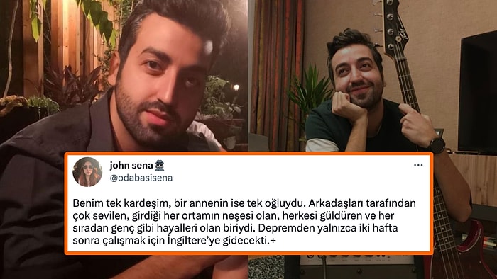 Depremde Arıkan Otel'de Hayatını Kaybeden Berk Odabaşı'nın Kardeşinden Yüreklerimizi Dağlayan Paylaşım