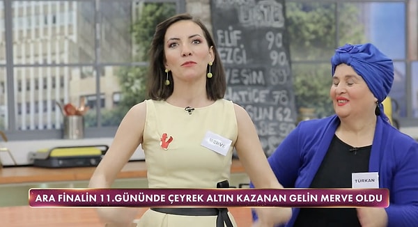 Gelinim Mutfakta Bugün (Ara Final'in 11. Gününde) Çeyrek Atlın Kazan Gelin: