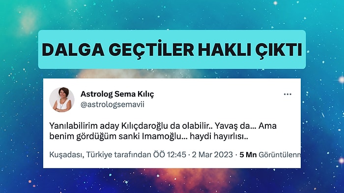 Yaptığı Cumhurbaşkanı Adayı Tahminiyle Dalga Geçilen Astrolog Herkesi Ters Köşe Yaptı