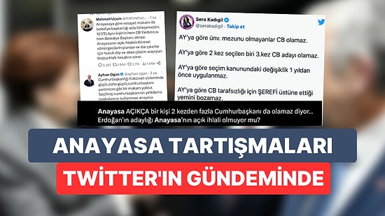 Saray 'Anayasa'yı İşaret Edince Tepkiler Bir Anda Büyüdü