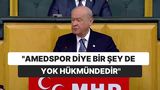 Amedspor Maçında Çıkan Olaylarla İlgili Bahçeli: "Bursaspor Taraftarlarını Selamlıyorum Tebrik Ediyorum"