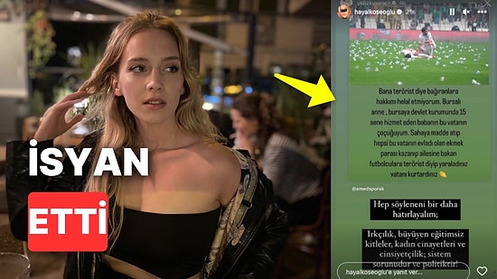 Ünlü Oyuncu Hayal Köseoğlu, Amedporlu Futbolcunun Acı Dolu Sözlerine Sessiz Kalamadı