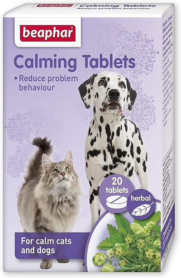 17. Evcil hayvanınızın sakinleşmesi için sakinleştirici tablet...