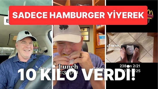 Kilo Vermek İçin Üç Ay Boyunca Sadece Hamburger Yiyen Adamın Hepimizi Dumura Uğratan Diyeti!