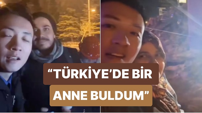 Çin Kurtarma Ekibiyle Birlikte Gelen Gazetecinin Depremzede Aileyle Çektiği Sımsıcak Video