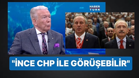 Uğur Dündar Canlı Yayında Açıkladı: "Muharrem İnce, CHP ile Görüşebilir"