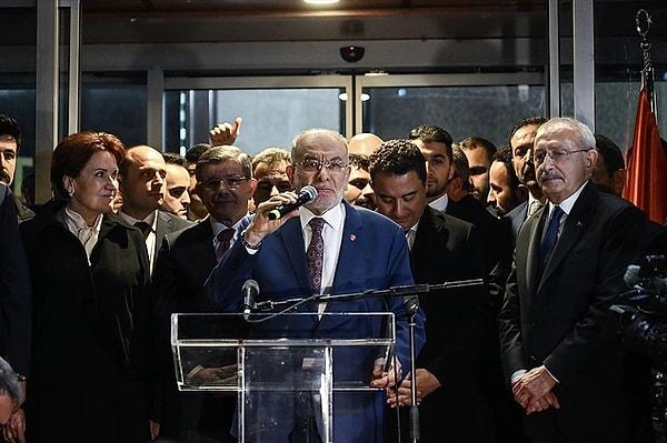Kemal Kılıçdaroğlu'nun Cumhurbaşkanı seçilmesi hâlinde, Millet İttifakı'nda yer alan tüm parti liderlerinin, Ankara Büyükşehir Belediye Başkanı'nın ve İstanbul Büyükşehir Belediye Başkanı'nın da Cumhurbaşkanı Yardımcılığı görevini üstleneceğine dair bir metin imzalandı.