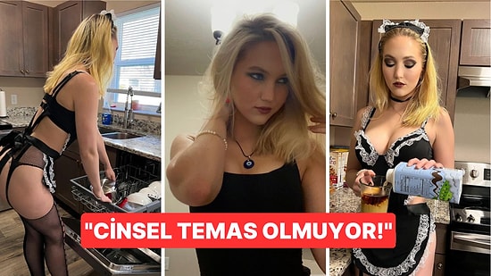 Yarı Çıplak Bir Şekilde Evlere Temizliğe Gidip Günlük 38 Bin TL'den Fazla Kazandığını Söyleyen Enteresan Kadın