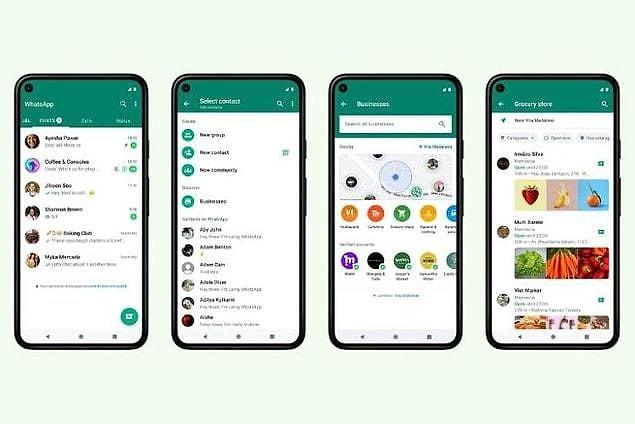 Whatsapp Business features.