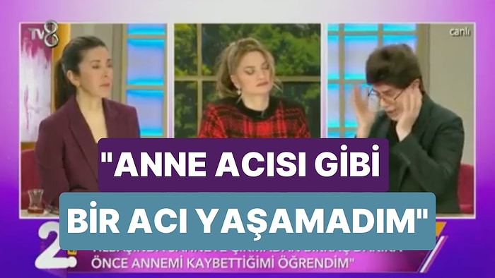 Canlı Yayında Annesini Kaybettiği Haberini Aldığı Anları Anlatan Yılmaz Morgül Hıçkıra Hıçkıra Ağladı