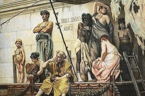 Roma'da köleler sadece tarım alanlarında veya evlerde çalışmıyordu. Aklınıza gelebilecek her türlü ayak işi kölelere yaptırılırdı.