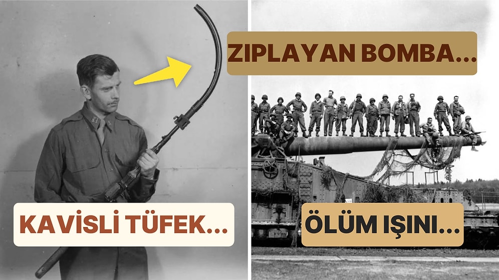 Daha Fazla Kullanılsalardı Dünya Yok Olacaktı! Akıllara Durgunluk Verecek 15 Korkunç Nazi Silahı