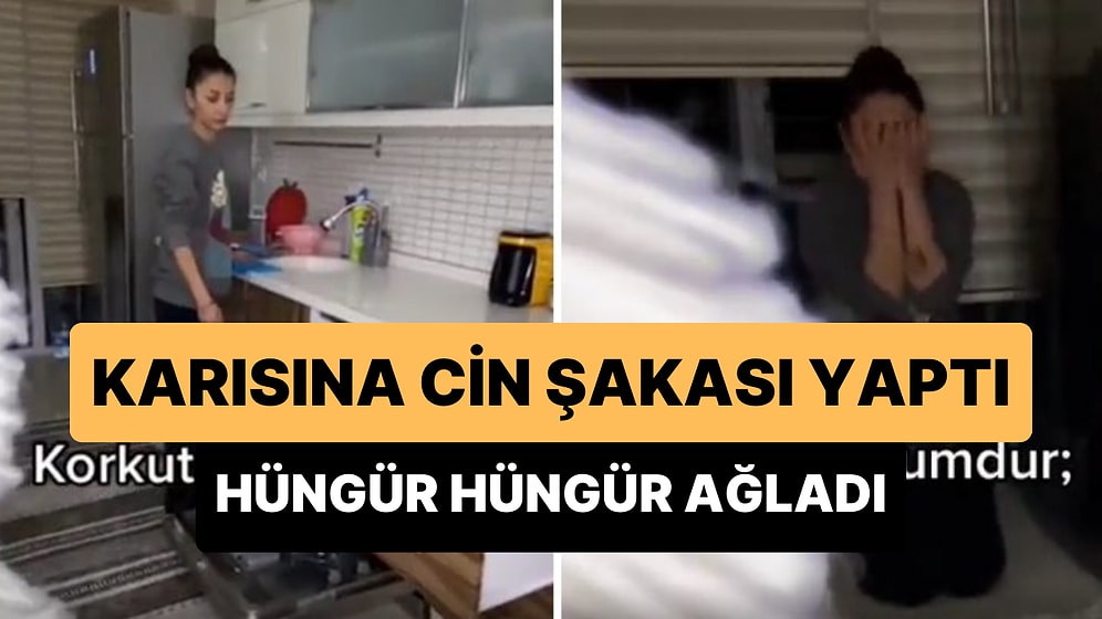 Kendi Kendine Açılan Çekmece ile Karısına Cin Şakası Yapan Adam, Karısını Korudan Ağlattı