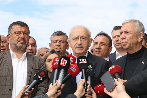 CHP Genel Başkanı Kemal Kılıçdaroğlu, depremin vurduğu illerden Malatya'da incelemelerde bulundu
