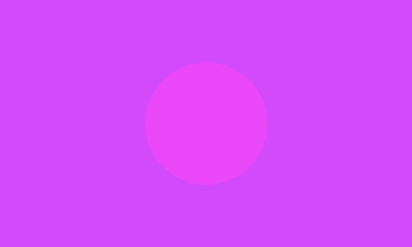 3. В фиолетовом круге больше или меньше красного, чем в окружающем его фиолетовом цвете?