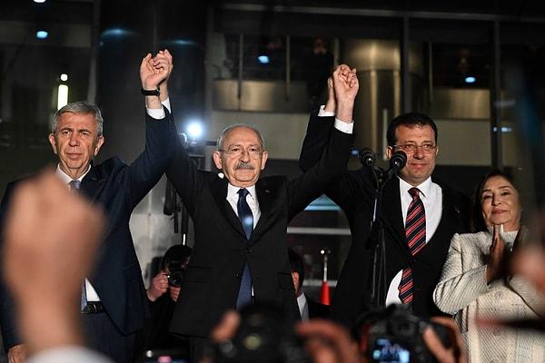 CHP lideri Kemal Kılıçdaroğlu, altı partinin dahil olduğu Millet İttifakı’nın Cumhurbaşkanı adayı olmuştu.