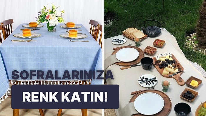 Ramazan Sofralarınızı Şenlendirecek Güzellikte Sofra Örtüleri