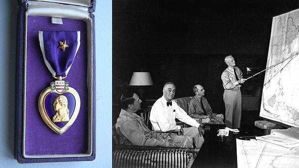5. Müttefiklerin Japonya'yı işgal etme planı olan 'Downfall Operasyonu' için bir sürü 'purple heart madalyası' hazırlanmıştı.