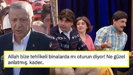 Güldür Güldür, Titanyum Çubukları ve Cumhurbaşkanı Erdoğan'ın Deprem Hakkında 'Kader' Demesini de Es Geçmedi!