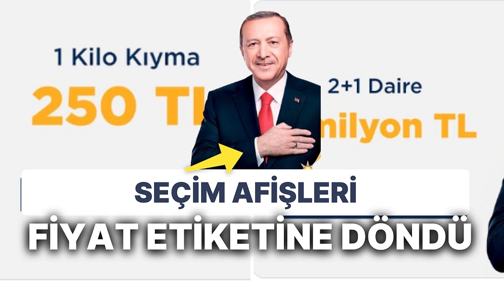 Sosyal Medyada Hazırlanan Fiyat Değişimleri Seçim Afişine Uyarlanınca Gündem Oldu