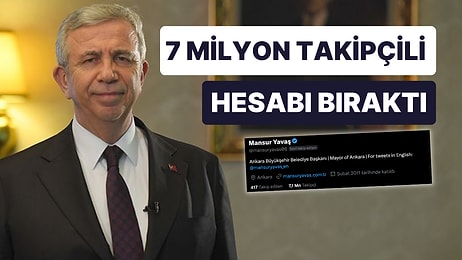 7 Milyonluk Hesabı Bıraktı: Mansur Yavaş Seçim İçin Yeni Twitter Hesabı Açtı