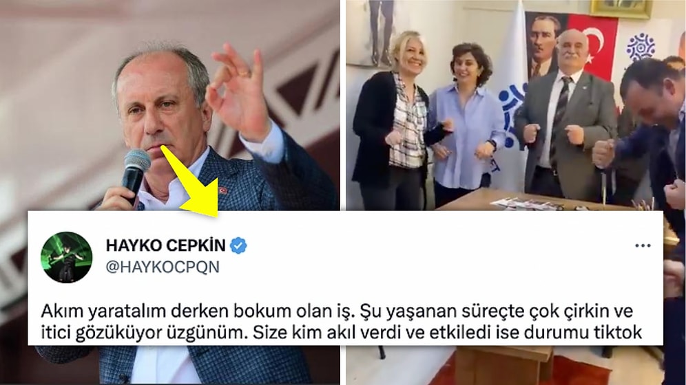 Depreme Rağmen Muharrem İnce Dansı Yapan Memleket Partisi Fatih İlçe Başkanlığı Büyük Tepki Çekti!