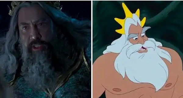 Хавьер Бардем в роли чрезмерно опекающего отца Ариэль, короля Тритона: