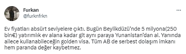 Ana sorun Türkiye'de ev fiyatlarının aşırı yüksek olmasından ziyade bu yükselişin alım gücüyle farkı her geçen gün açmasıydı.