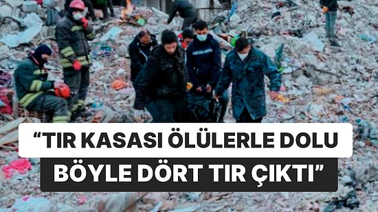 Sağlık Çalışanı Cenazelerin Taşınmasını Anlattı: “TIR Kasası Tamamen Dolu Böyle Dört TIR Çıktı”