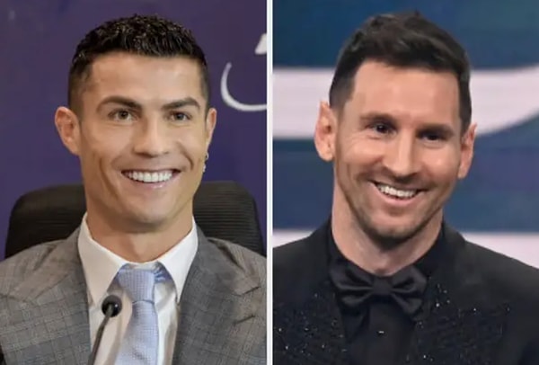 9. Парочках прославленных футболистов — Криштиану Роналду и Лионель Месси. Давайте посмотрим, как будут выглядеть они в не таком далеком будущем