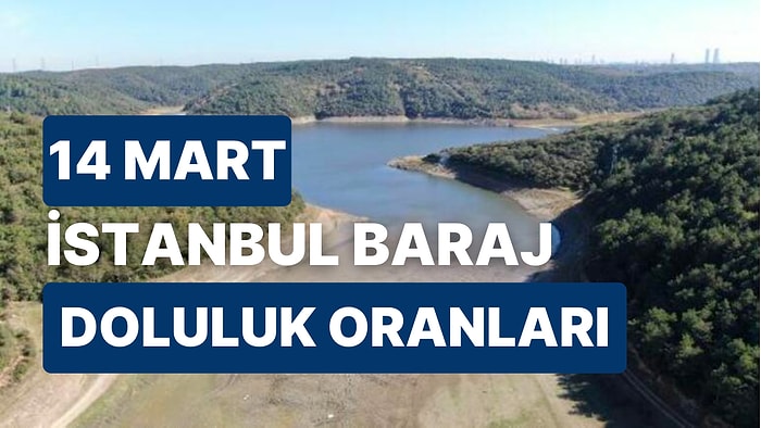 14 Mart Salı İstanbul Baraj Doluluk Oranlarında Son Durum: İstanbul’da Barajların Yüzde Kaçı Dolu?