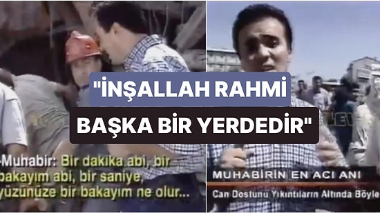 Deprem Bölgesinde Haber Yapan Gazetecinin Meslektaşının Enkaz Altından Çıkarılmasına Şahit Olduğu Anlar