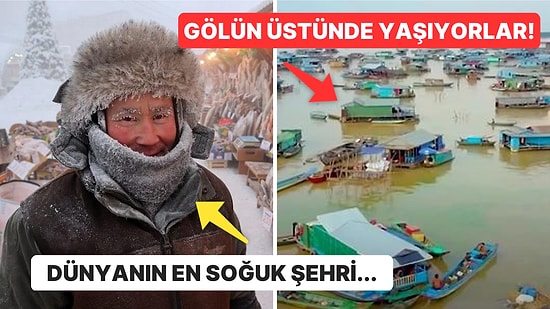 Dünyanın En Soğuk Kentinden Yer Altındaki Mağara Şehirlere Kadar İnsanların Yaşadığı En Garip 10 Yer