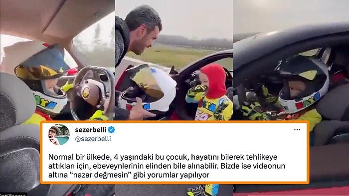 AKP Milletvekili Kenan Sofuoğlu'nun 4 Yaşındaki Oğlu Zayn'ın Ferrari Kullanması Tartışma Yarattı!