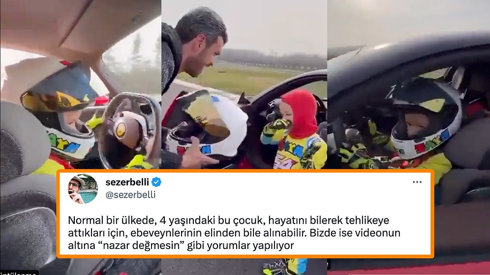 AKP Milletvekili Kenan Sofuoğlu'nun 4 Yaşındaki Oğlu Zayn'ın Ferrari Kullanması Tartışma Yarattı!