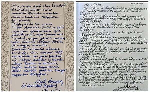 Son olarak gündeme gelen 8 Mart mesajına geri dönersek, Teyit'in aktardığı habere göre Meral Akşener'in danışanı Murat İde de yazının bir kaligrafi sanatçısı tarafından kaleme aldığını doğruladı.