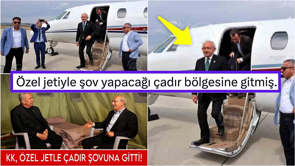 Kılıçdaroğlu'nun Çadır Bölgesine Özel Jetiyle Gittiğini Söyleyen Misvak'ın Yalan Haber Yaptığı Ortaya Çıktı!