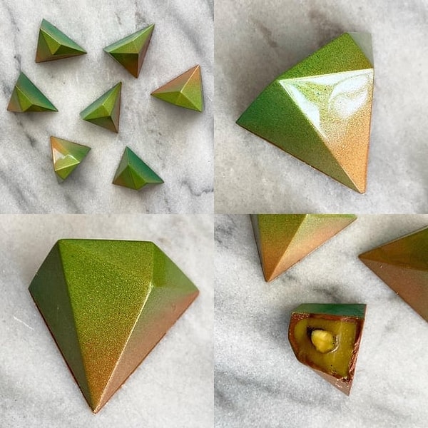 10. Вы только посмотрите идеальную на форму этих шоколадных конфет!