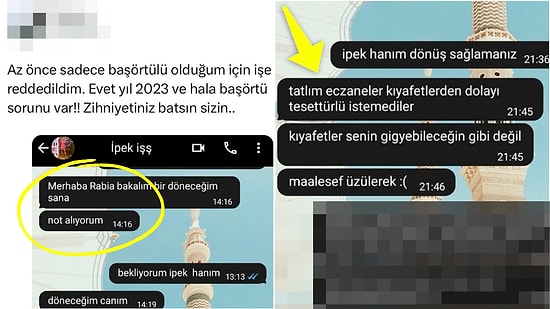Başörtülü Olduğu İçin İşe Alınmadığını Söyleyip Mesajlarını İfşa Eden Kadınla İlgili Gerçek Ortaya Çıktı