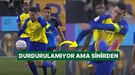 Hakemin İlk Yarıyı Bitirmesine Sinirlenen Cristiano Ronaldo, Öfkesini Toptan Çıkardı