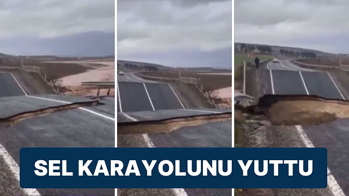 Şanlıurfa’da Sel: Karayolu Sulara Dayanamadı