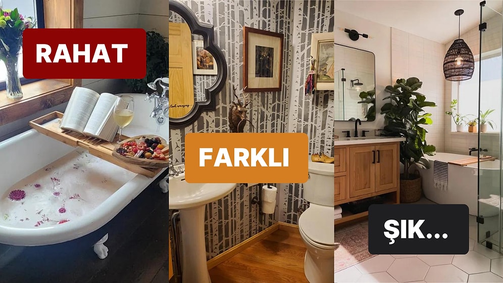 Banyolarını Daha Keyifli Hale Getirmek İsteyenlerin Bayılacağı Birbirinden Harika 18 Tasarım