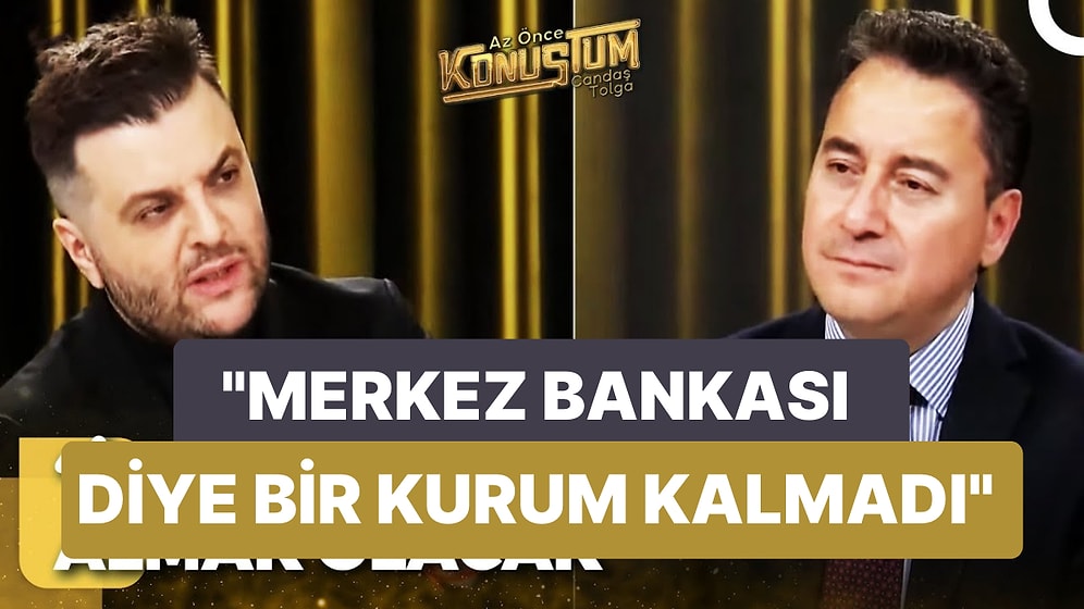 Candaş Tolga Işık'a Konuşan Ali Babacan "İlk İşimiz Merkez Bankası Başkanı'nı Görevden Almak" Dedi