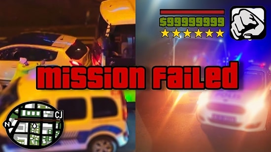 İstanbul Sokaklarında GTA Esintileri: Polisi Peşine Takan Midibüs Ortalığı Birbirine Kattı