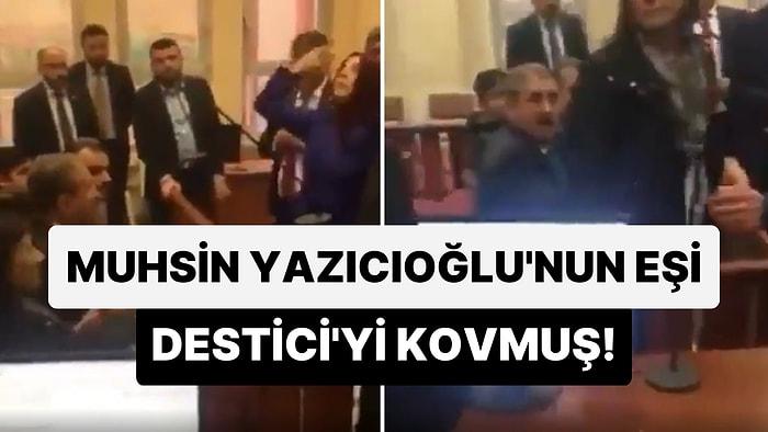 Muhsin Yazıcıoğlu'nun Eşinin Mustafa Destici'yi Duruşma Salonuundan Kovduğu Görüntüler Ortaya Çıktı