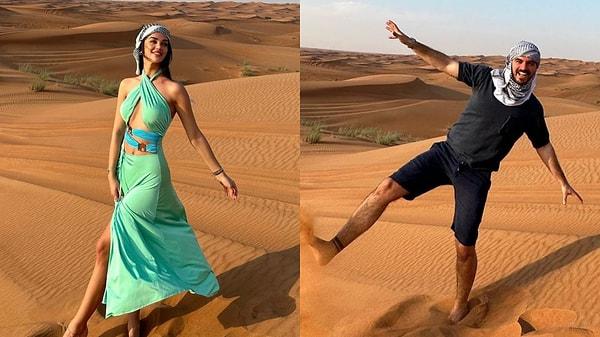 Şimdi ise Berk Atan ve Selin Yağcıoğlu çifti Dubai tatiline giderek paylaştıkları fotoğraflar ile birlikteliklerini tekrar ilan etti.