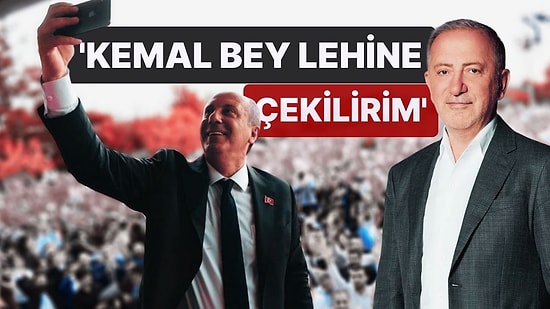 Fatih Altaylı, Muharrem İnce'nin Seçim Stratejisini Yazdı: 'Günü Geldiğinde Kemal Bey Lehine Çekilirim'