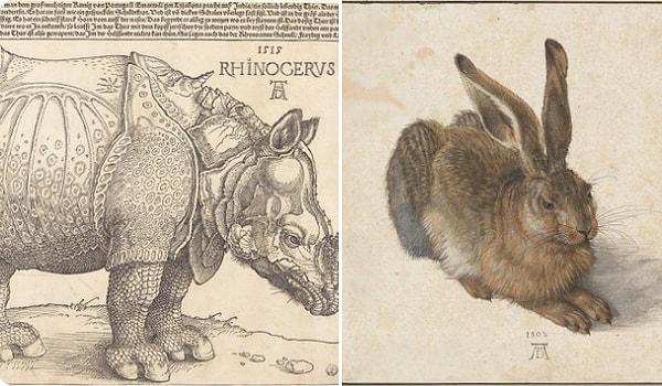 Ancak bunun için sadece bir beceri meselesi deyip geçemeyiz. Dürer'in dikkate değer bir kişiliği vardı ve Dürer'i bu kadar güçlü bir sanatçı yapan, yeteneği kadar kişiliğiydi.