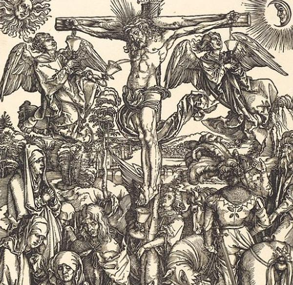 Dürer gerçekçiliğe aldırış etmeyen, bol ayrıntı ve kalabalık sahnelerle dolu Orta Çağ sanatına da kanalize olmuştu.