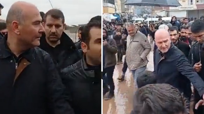 Süleyman Soylu Protesto Edildi, ‘Bağırma’ Diyerek Karşılık Verdi